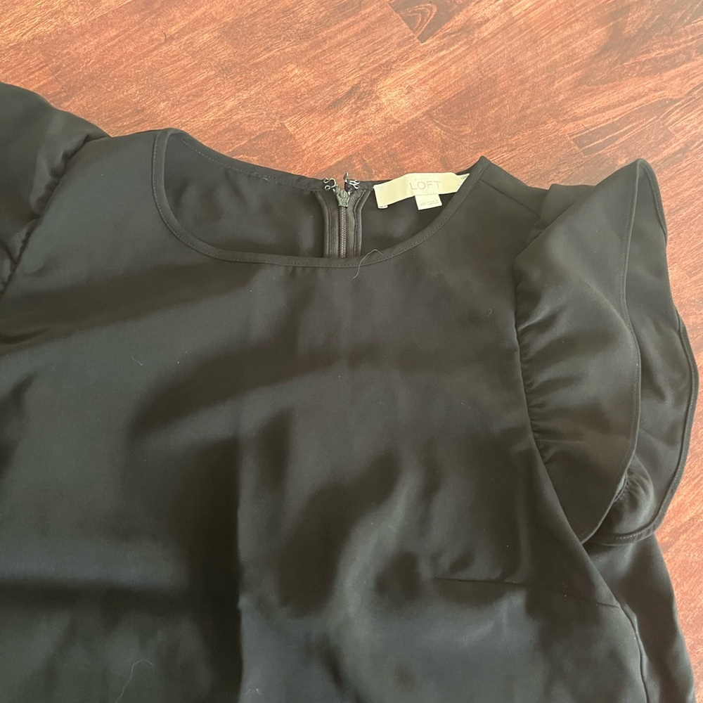 LOFT Black Sleeveless Dress - Picture 3 of 4